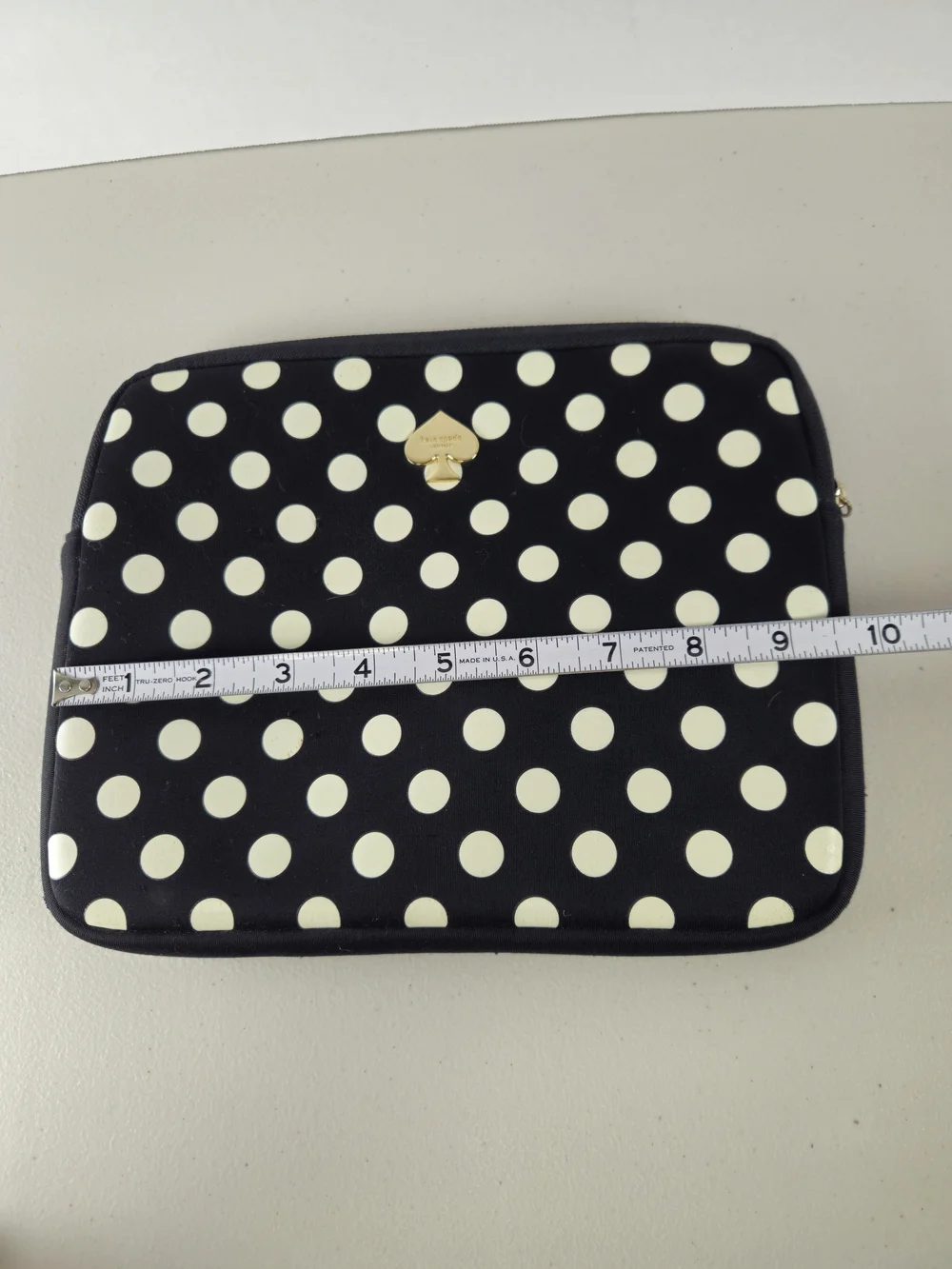 kate spade Black and White Polka Dot mini Sleeve